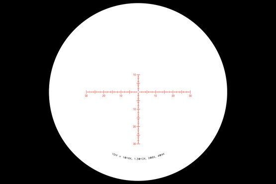 Tenmile HX 5-25x50 scope features a second focal plane design